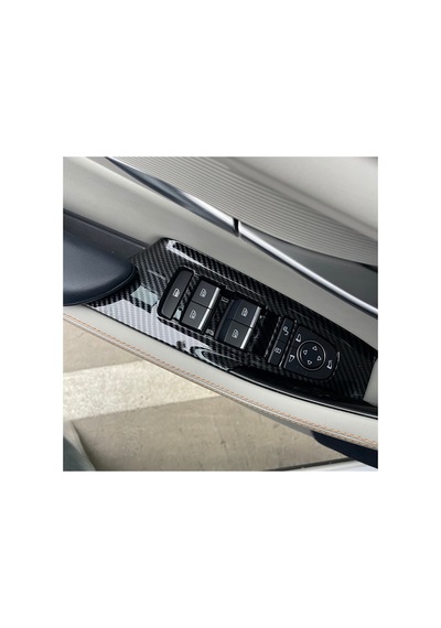 Red Lion Parts Byd Seal U Dm-i/ev Kapı İçi Kol Dayama Ve Cam Kumanda Düğmesi Seti Abs Karbon Fiber Görünüm Kaplama
