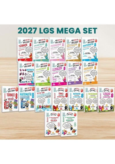 Sinan Kuzucu Yayınları 8. Sınıf 2027 Lgs Mega Set