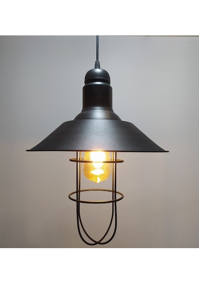 Mylights Retro Eustik Kafes Tekli Sarkıt Avize (461637273)