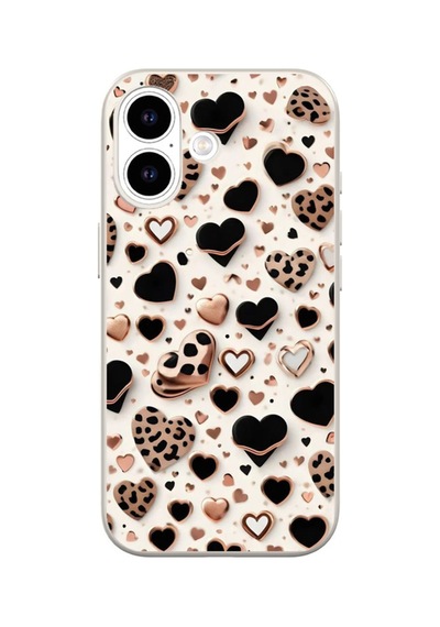 Arvencase Apple iPhone Uyumlu 17 Uyumlu Hd Kalite Orta Sertlikte Baskılı Desenli Silikon Renk53 Renk53