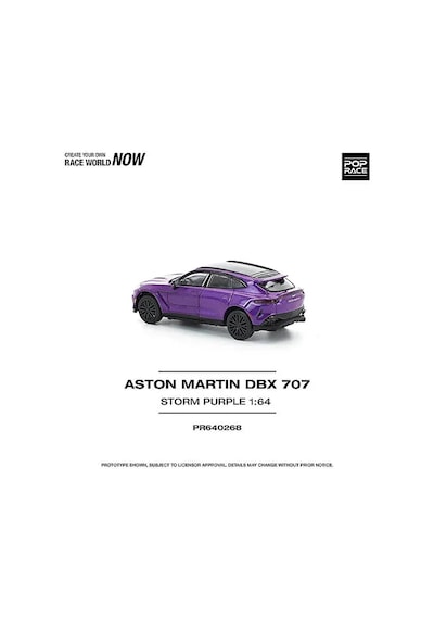 Pop Race Aston Martın Dbx 707 - Storm Purpleaston Pr640268 Çok Renkli