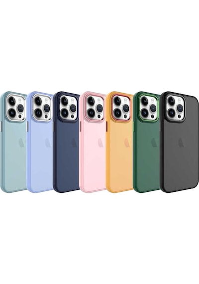 Apple Uyumlu iPhone 14 Pro Kilif Buzlu Sert Pc Zore May Kapak 563354685
