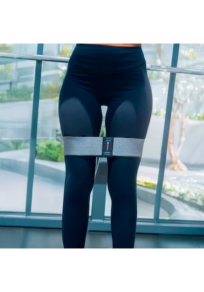 Rebuwo Pro Gri Squat Bant 35cm Pilates, Fitness, Kalça Egzersizleri İçin Direnç Bandı Direnç Lastiği Gri