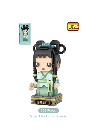 Loz Micro Anime Serisi 1548 Modeli 303 Parça Dekoratif Oyuncak Yapım Seti Yapı Blok