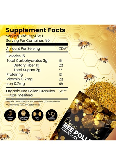 Wellnees Labs Organic Bee Pollen Arı Poleni Immune Boost Digestive Proteins Vitamins Mineral Wellnees Labs Organic Bee Pollen Arı Poleni Immune Boost Digestive Proteins Vitamins Mineral
