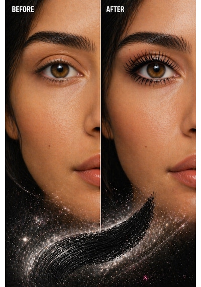 Pierre Cardin Lash Magnify - Midnight Black - Lifting Etkili, Dolgunlaştıran Ve Ekstrem Hacim Veren Maskara Ultra Siyah