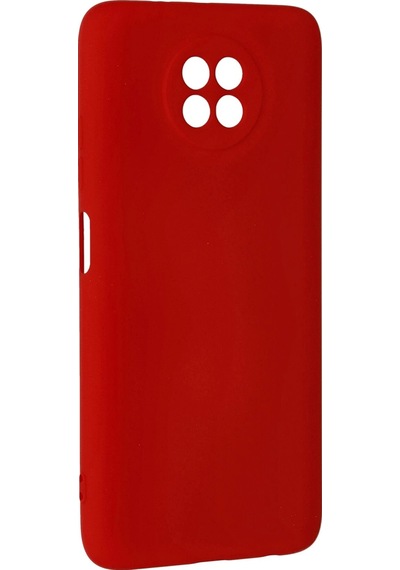 Cosmotex Newface Xiaomi Redmi Note 9 5g Kılıf Nano İçi Kadife Silikon - Kırmızı