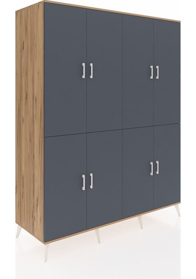 Kronos Gardrop 4 Raflı 8 Kapaklı 4 Askılı 176x59x221 Çam-antrasit/aytaşı Antrasit/aytaşı Kronos Gardrop 4 Raflı 8 Kapaklı 4 Askılı 176x59x221 Çam-antrasit/aytaşı Antrasit/aytaşı