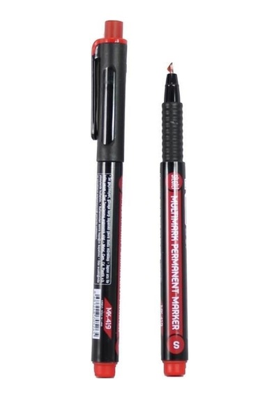 Mikro Mk419 Cd Kalemi Permanent M Kırmızı 12Li Paket