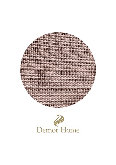Br Demor Home Keten Dokulu Pudra Pembesi Kırlent Yastık Kılıfı Pudra Pembe