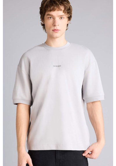 Defacto Loose Fıt Baskılı Tişört H4209ax26spgr253 Gri-gr253