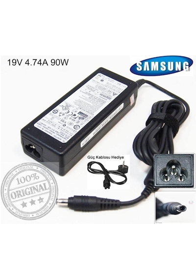Samsung Uyumlu Np305E5A-S01Tr Adaptor Şarj Aleti 19V Notebook Ad
