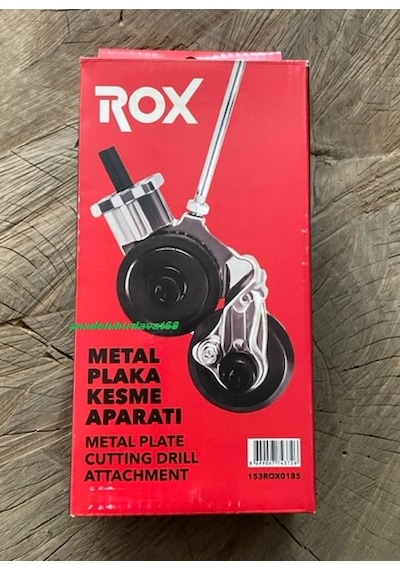 Rox Matkap Sac Kesme Makinası Matkaba Takılan Sac Kesme Aparatı