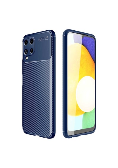 Galaxy A22 4G Kılıf Zore Negro Karbon Tasarım Silikon Kılıf