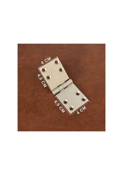 Star Köşeli Uzun Alüminyum Yaprak Menteşe 4,5x4 Cm 4 Adet