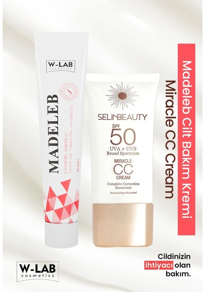W-Lab Madeleb Cilt Bakım Kremi 40 ML + CC Krem