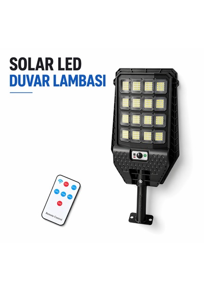 Ultra Parlak Solar Led Lamba Hareket Sensörlü Ve Enerji Tasarruflu Su Geçirmez Kolay Montaj & Uzun Ömür 1