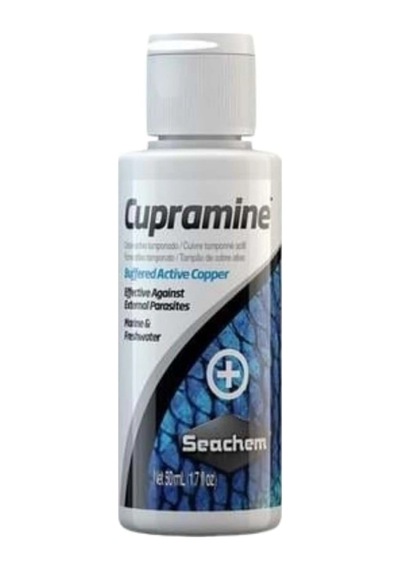 Seachem Cupramine 100 Ml Dış Parazit İlacı