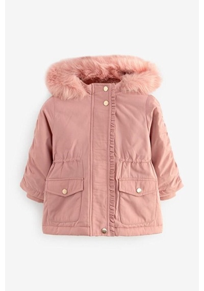Next Baby Kız Çocuk Kışlık Parka Mont Pembe