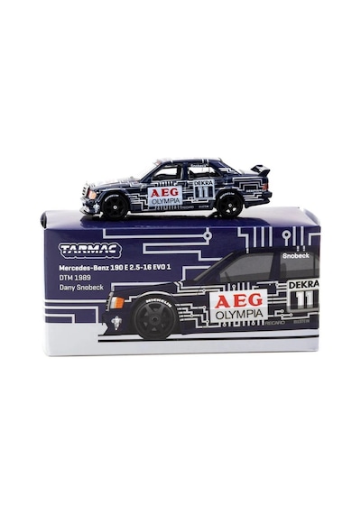 Tarmac Works 1/64 Mercedes-benz 190 E 2.5-16 Evo 1 Dtm 1989 Dany Snobeck