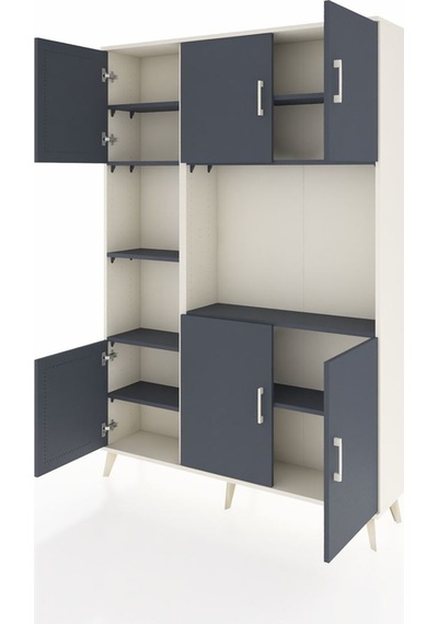 Arges Dolap 9 Raflı 6 Kapaklı 132x30x195 Aytaşı-antrasit/antr... Aytaşı Arges Dolap 9 Raflı 6 Kapaklı 132x30x195 Aytaşı-antrasit/antr... Aytaşı