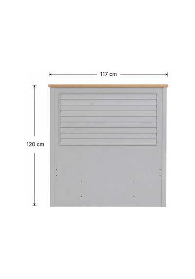 Taiga Baza Başlığı 100 200 Y:120 G:117 100 x 200 CM
