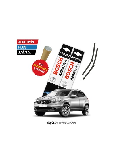 Nissan Qashqai Silecek Takımı 2007-2013 Bosch Aerotwin Plus