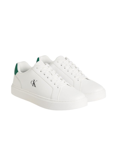 Erkek Classic Cup Laceup Lth Bt Woven Ayakkabı Ym0ym0144705o Beyaz