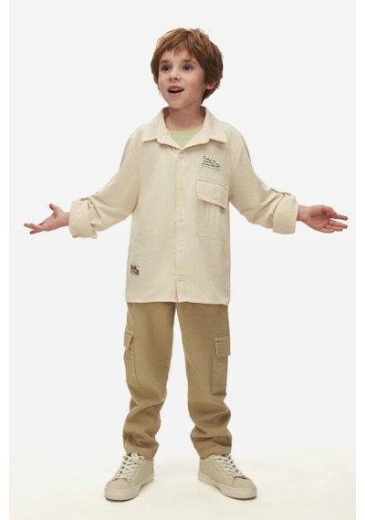 Xo Kids Erkek Çocuk Gömlek 4-8 Yaş 48523 Krem