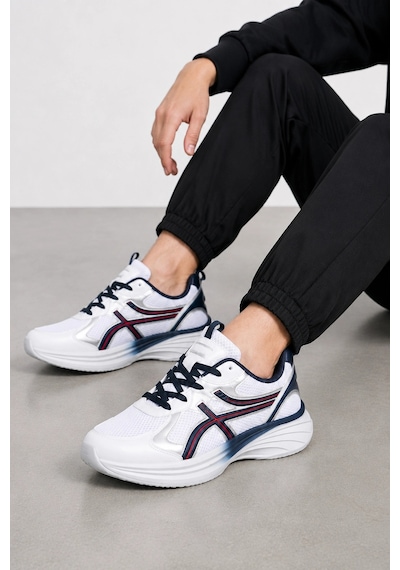Ht Hotin Titan Erkek Günlük Spor Ayakkabı Rahat Tabanlı Hafif Sneaker Beyaz-lacivert Beyaz - Lacivert
