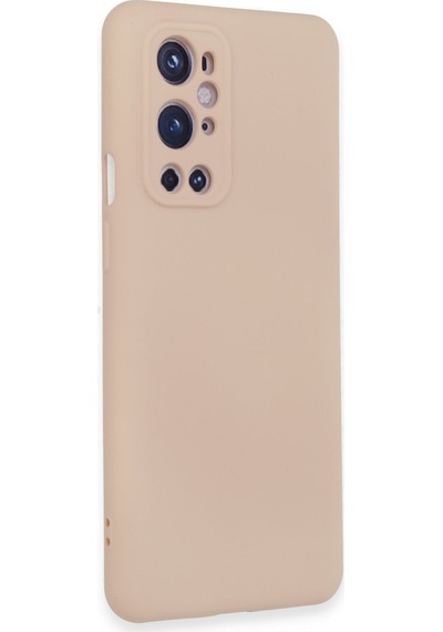 Newface One Plus 9 Pro Kılıf Nano İçi Kadife Silikon - Pudra pudra