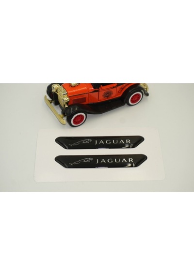 Jaguar Logo Çamurluk Yanı Ve Ayna Metalize Damla Desen 3M Logo Ar