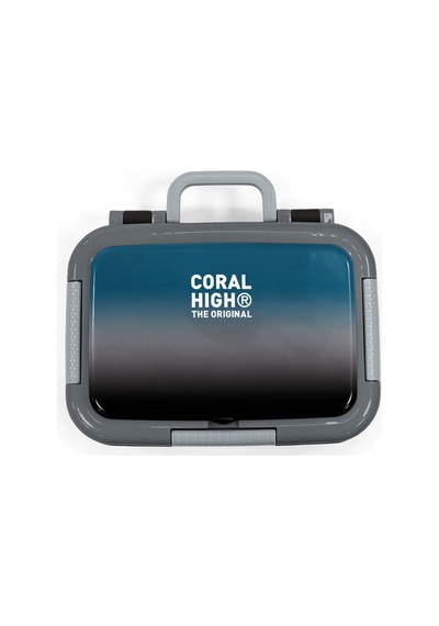 Coral High Kids Nefti Gri Renk Geçişli Desenli Paslanmaz Çelik Beslenme Kabı 39176 Gri