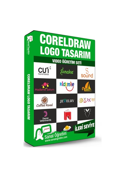CorelDraw ile Logo Tasarımı Video Ders Eğitim Seti