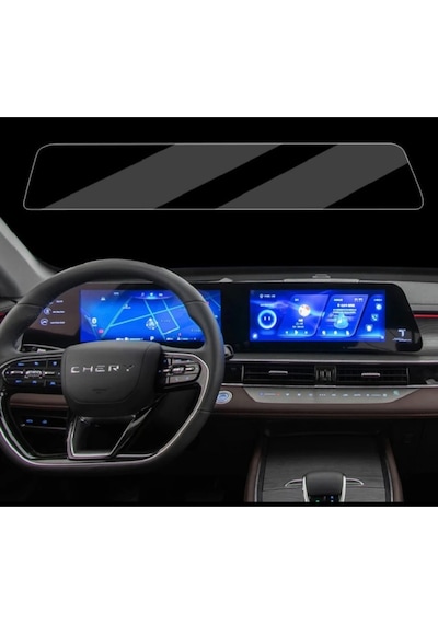 Chery Tiggo 8 Pro Max Avantgarde Multimedya Ve Dijital Gösterge Ekran Koruyucu - Premium Koruma