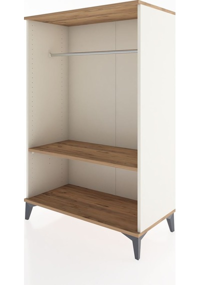 Hyperion Dolap Tek Raflı Tek Askılı 88x44x134 Aytaşı-çam Aytaşı