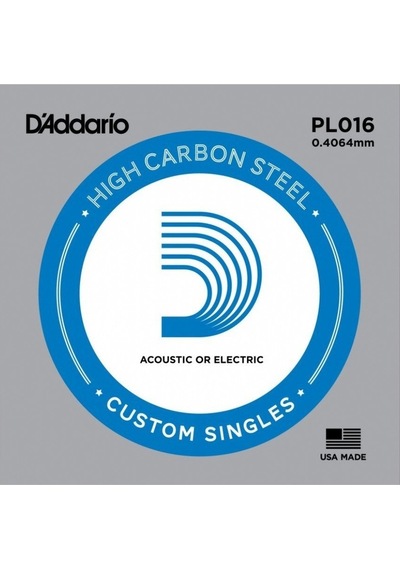 Pl016 Elektro Ve Akustik Tek Tel Plain Steel 016