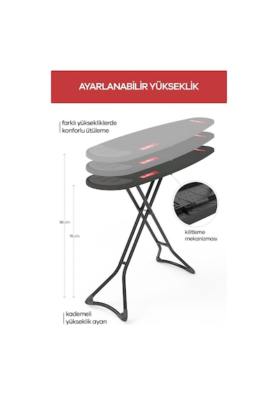 Perilla Nano 15028 Ütü Masası Genel