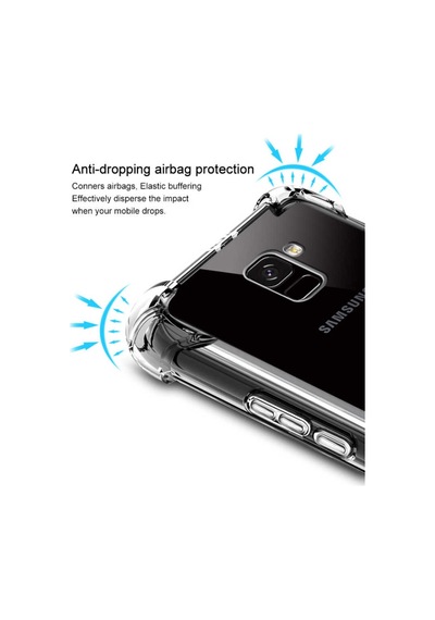 Samsung Uyumlu Galaxy J2 Pro 2018 Kılıf Şeffaf Nitro Anti Shock Kapak Renksiz