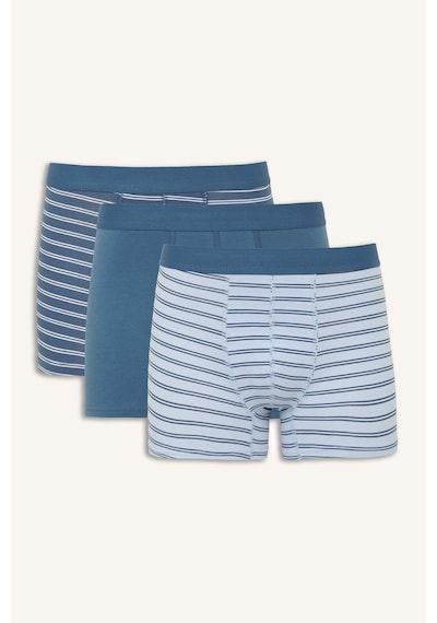 Defacto Regular Fıt Baskılı 3lü Boxer I1336ax26spın262 İndigo-ın262