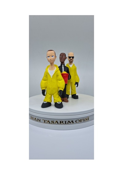Breaking Bad 3 Lu Set Walter White Jesse Pinkman Gustavo Fring 15 Cm
