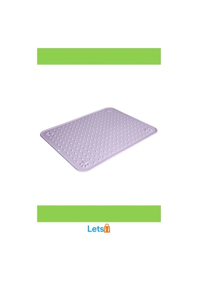 Kaymaz Dayanıklı Pvc Tuvalet Önü Paspası 52x42 Cm