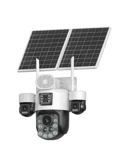 Inox-x25 4 Lensli 30x Zoom 4g Esım Solar Güneş Enerjili Ptz Güvenlik Kamerası - Dış Mekan Akıllı Kamera