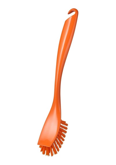 Bulaşık Fırçası, Turuncu, 25 Cm Abanoz