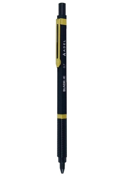 Adel Versatil Kalem Blackline 0.7 Mm Gold Metal Gövde