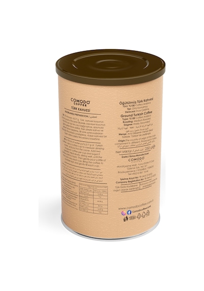 Comodo Coffee Orta Kavrum Türk Kahvesi 250 G