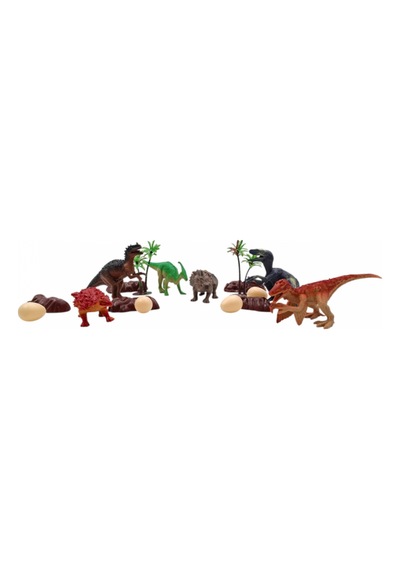 Dinozor Oyuncak Seti Çok Parçalı Dinozor Figürleri Yumurtalı Eğitici Oyun Seti