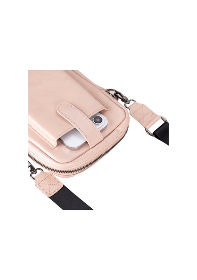 Bloominbag Bloombag Blush Hakiki Deri Crossbody Çanta Pembe