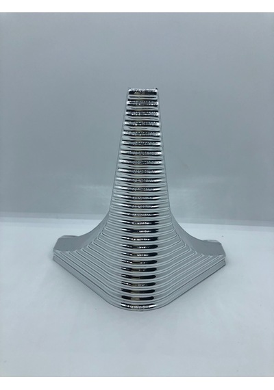DEKORATİF, 15 CM KROM KAPLAMA BAZA,KOLTUK,MOBİLYA AYAĞI (4 ADET)