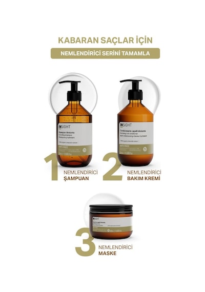 Insight Kabaran Saçlar İçin Nemlendirici Şampuan 350 Ml